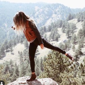 MADEWELL LEATHER JACKET (brown and black)